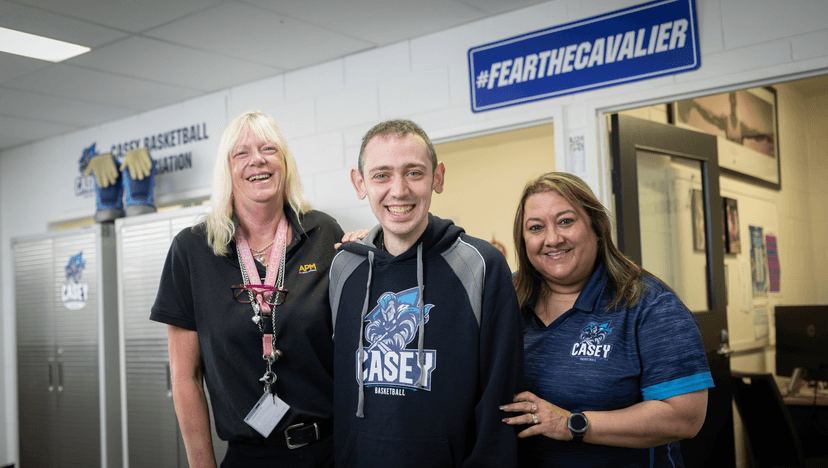 Aiden found a job after he loves after leaving school with support from APM Employment Services