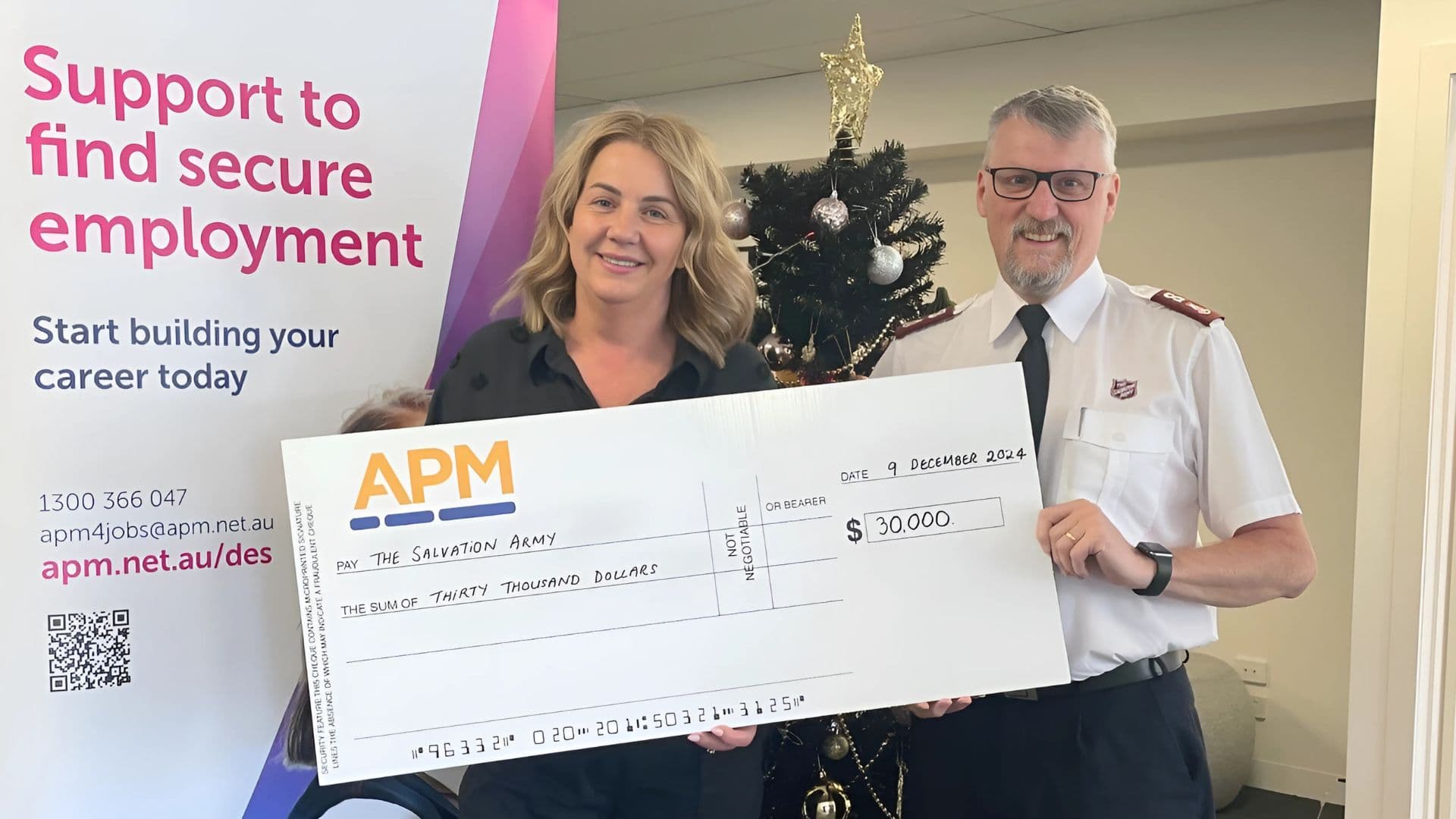 Christmas appeal Karen and Salvos