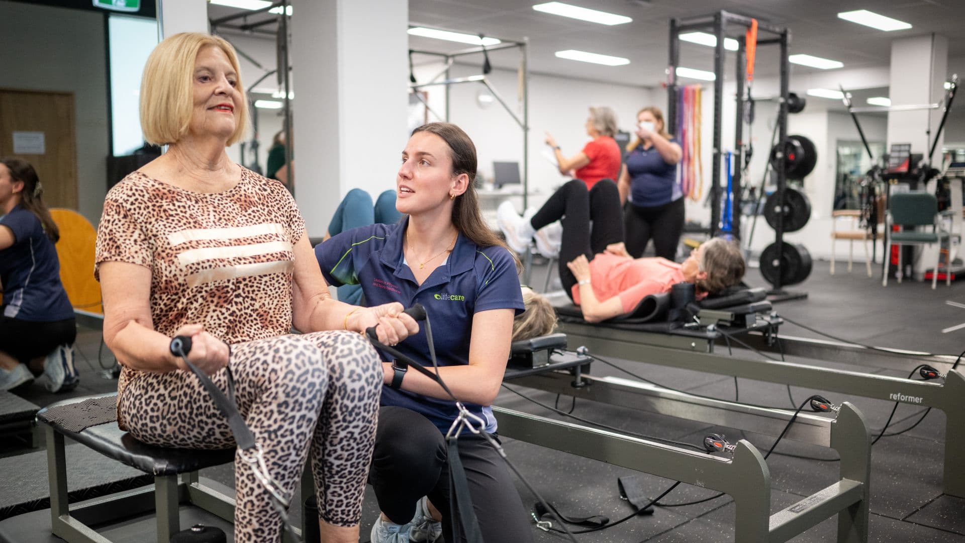 Lifecare Croydon Pilates Reformer Session Clinician Support