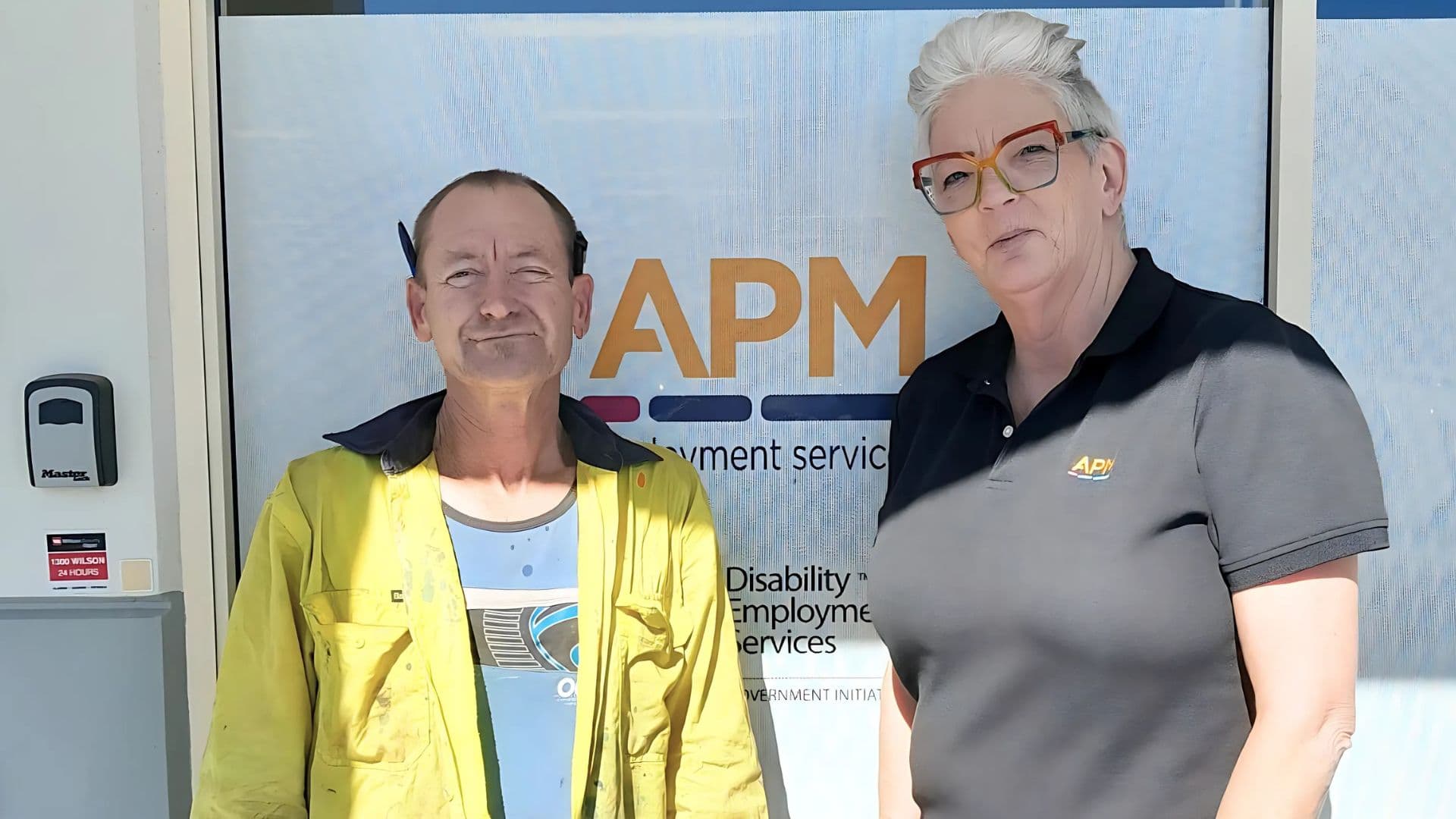 Chris a DES participant with Fran from APM