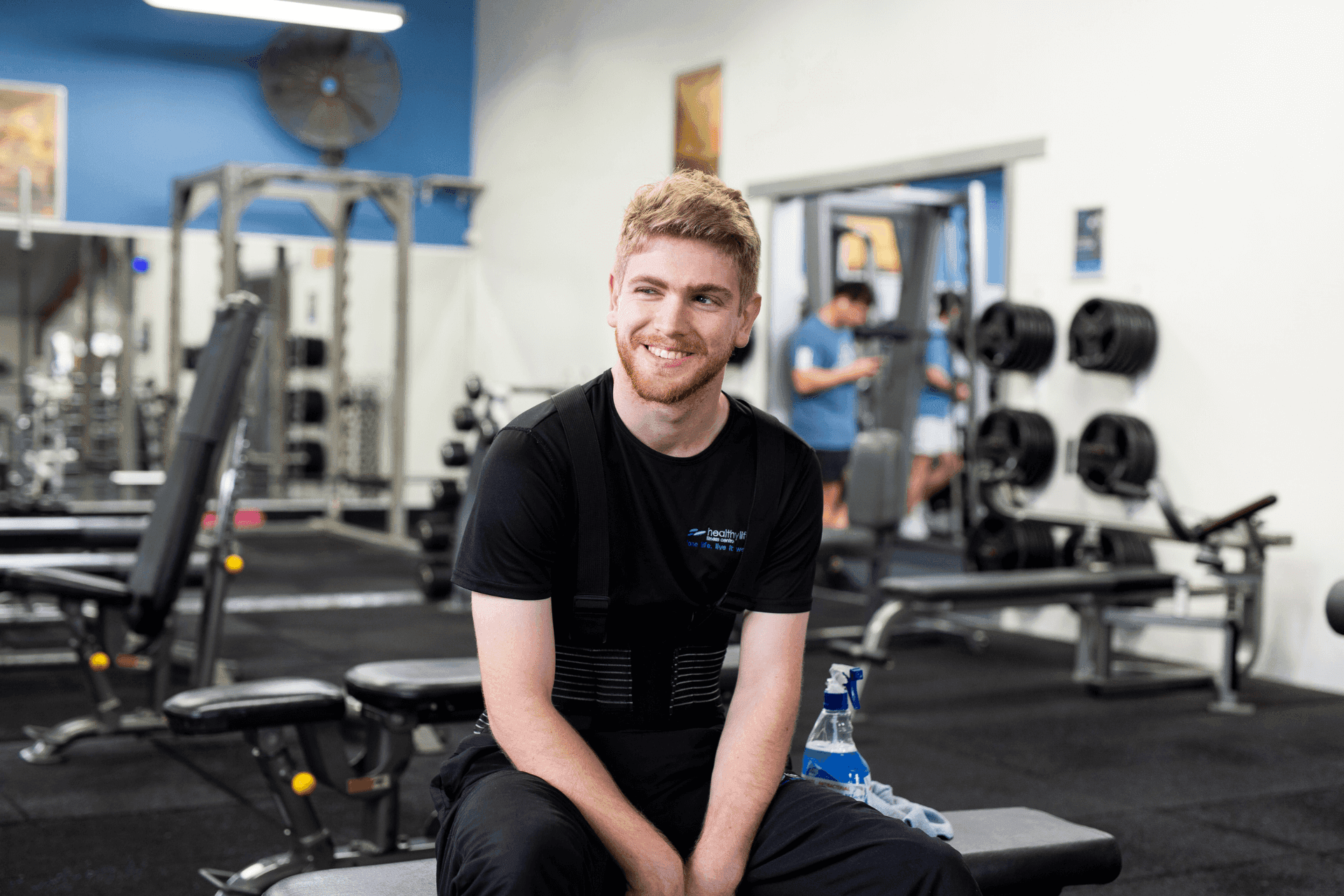 Nicholas at the gym