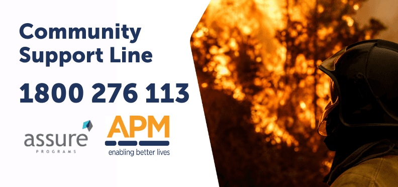 Free phone counselling for people affected by fires
