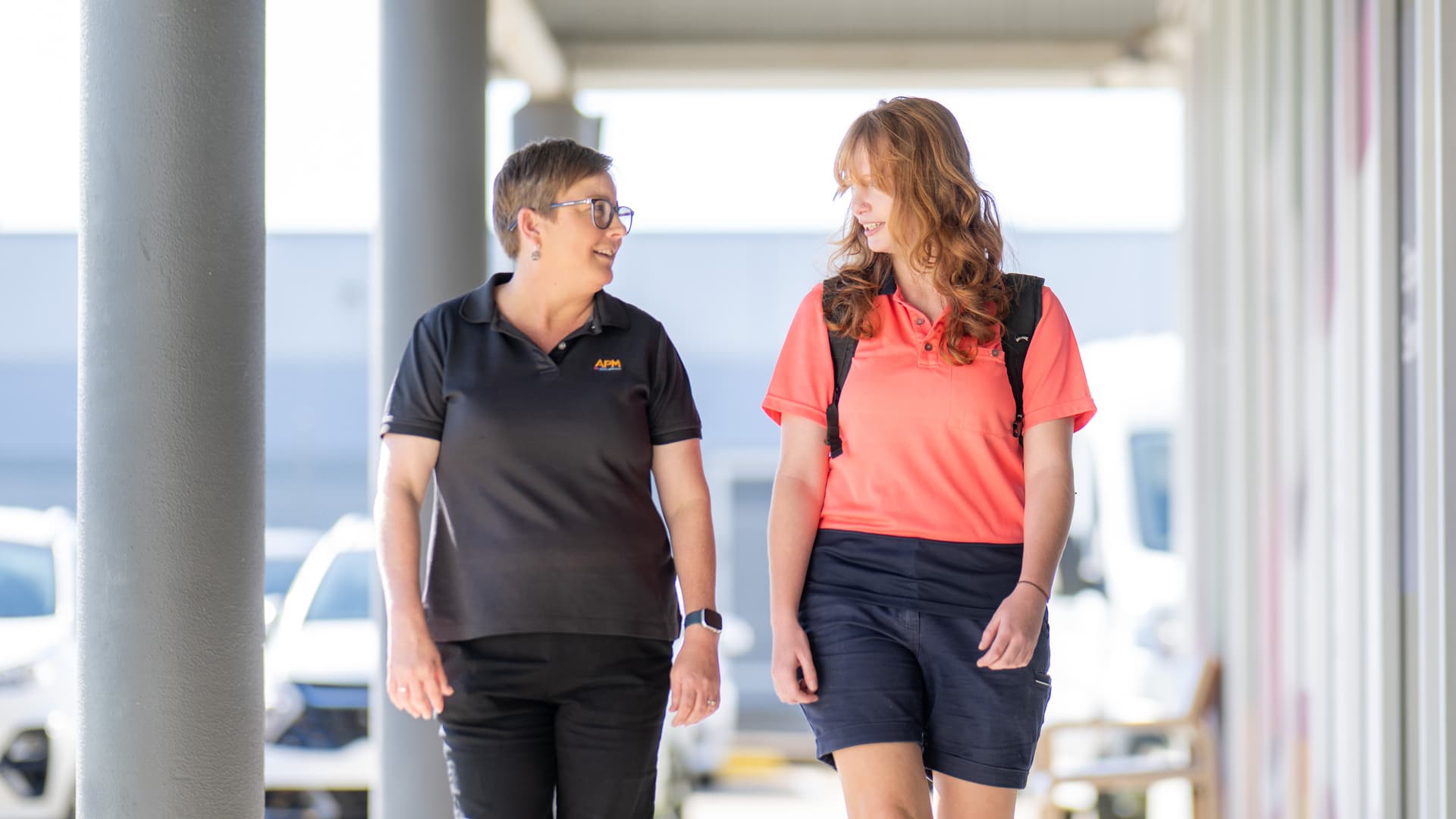 APM manager Rhiannon talks to Madison about APM providing Inclusive Employment Australia