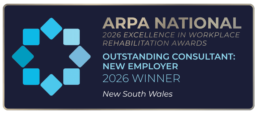 2026 ARPA National award badge for winning the category of Outstanding consultant in NSW