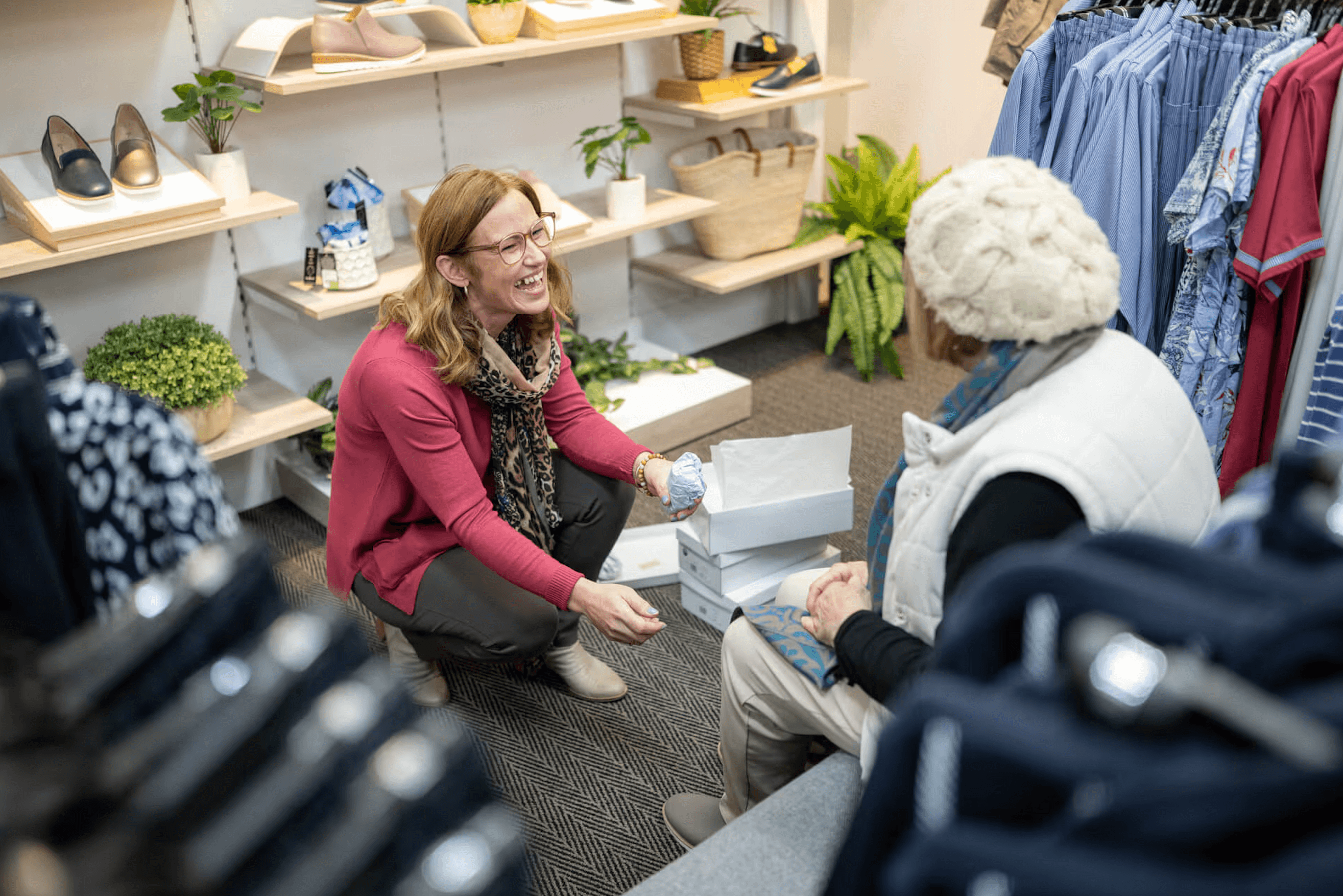 Emma_working_with_customer