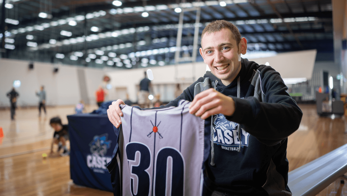 See how Aiden's passion for sport helped him find meaningful employment with support from APM.