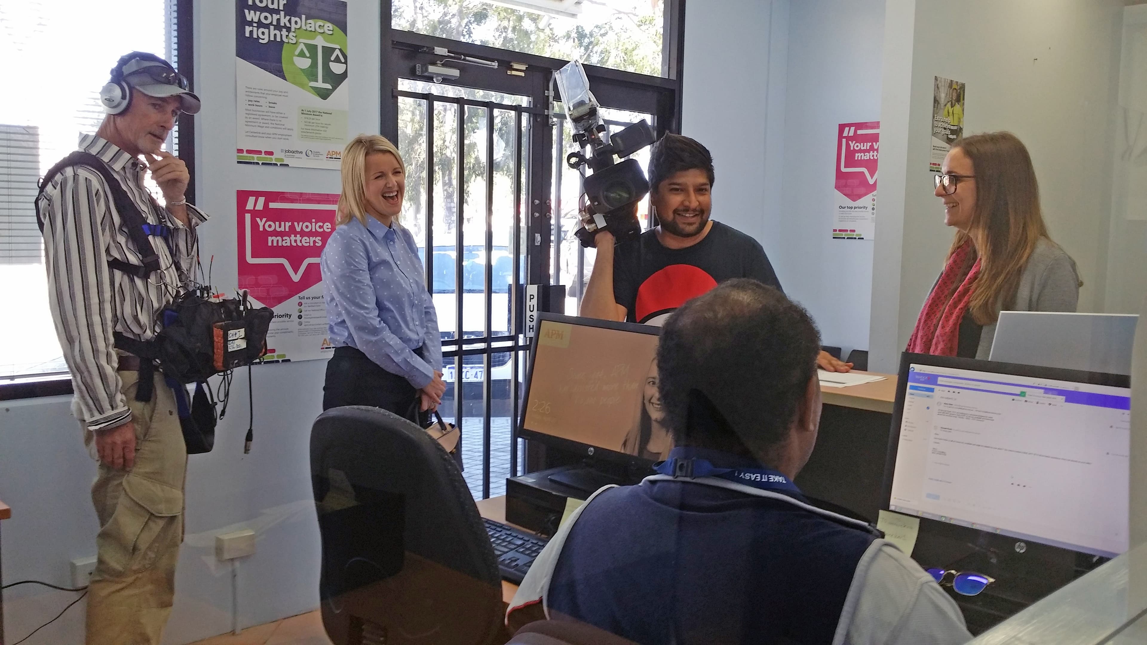BBC's Wanted Down Under films APM in Perth
